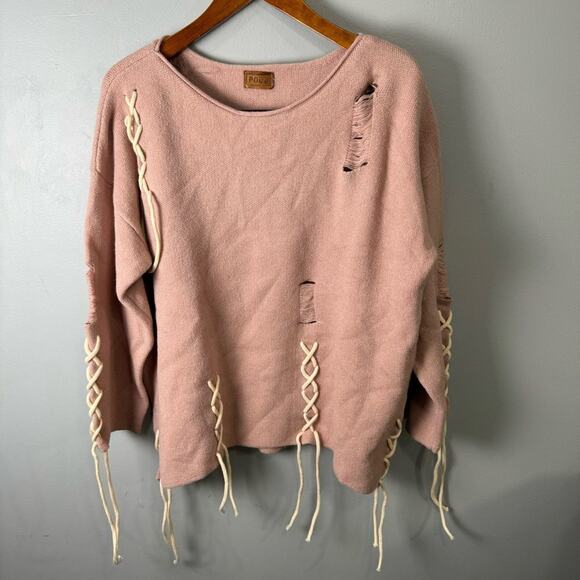 POL Women’s Luxe Distressed Sweater sz M Super Soft NWOT # H600-A - Picture 7 of 13
